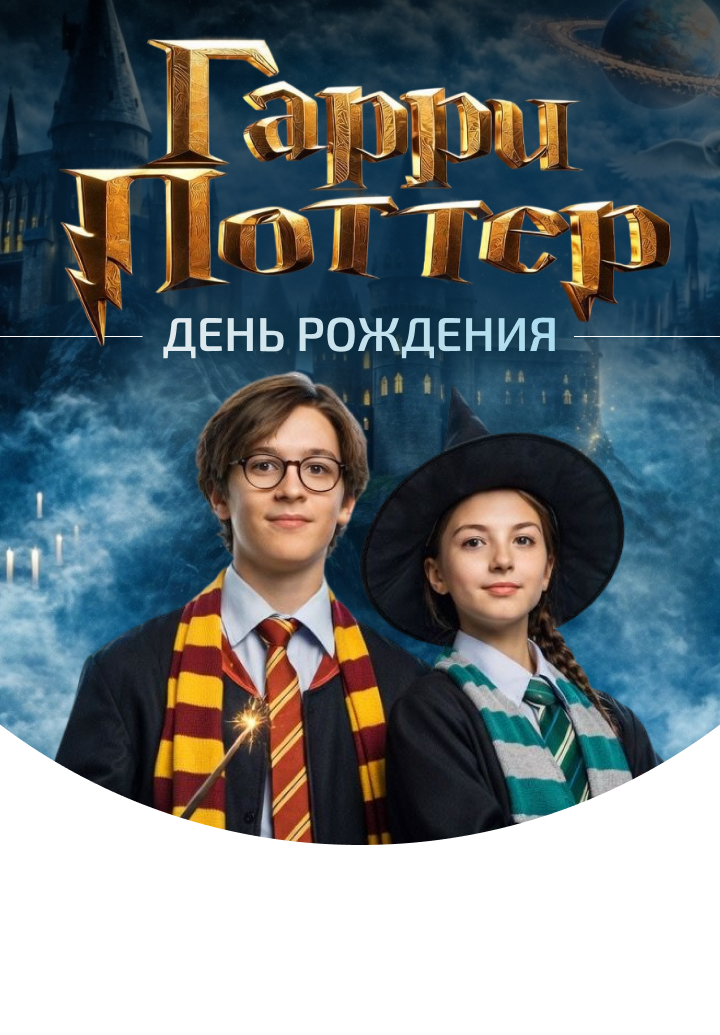 Аниматор Гарри Поттер на день рожденье