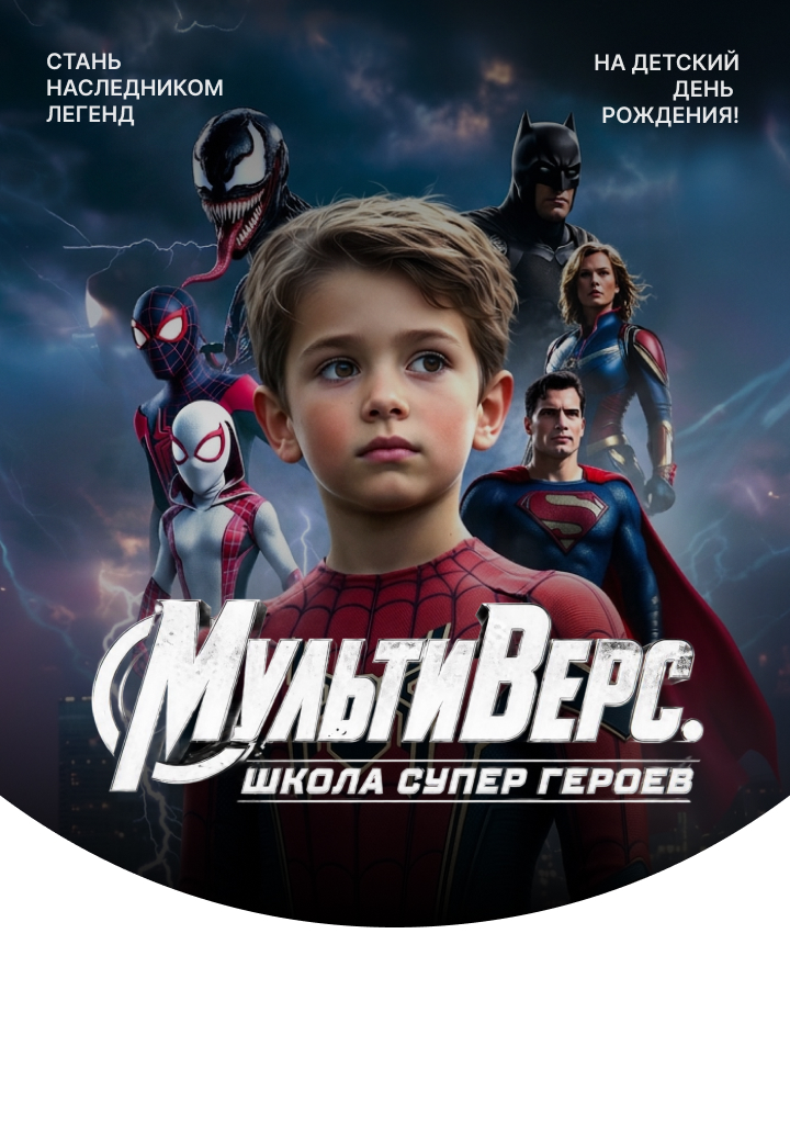 Шоу с аниматорами героев Marvel и DC