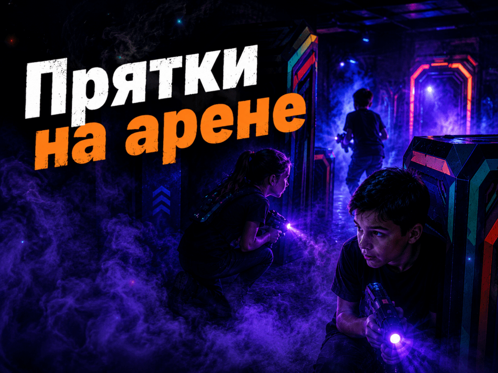 Прятки на арене в LaserLand