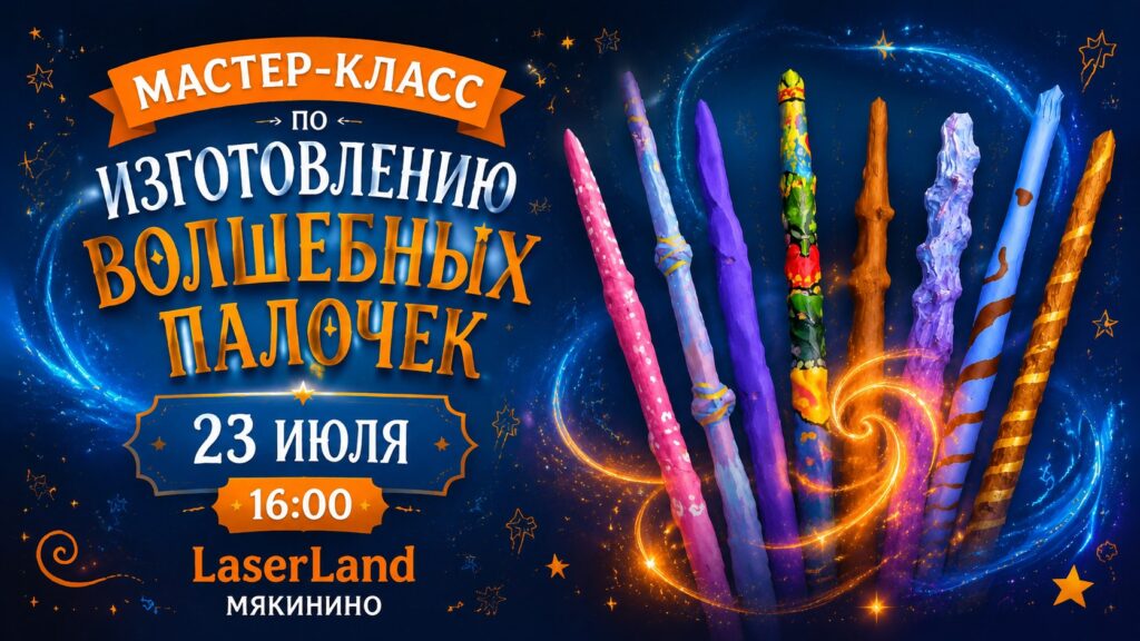 Изготавливаем волшебные палочки