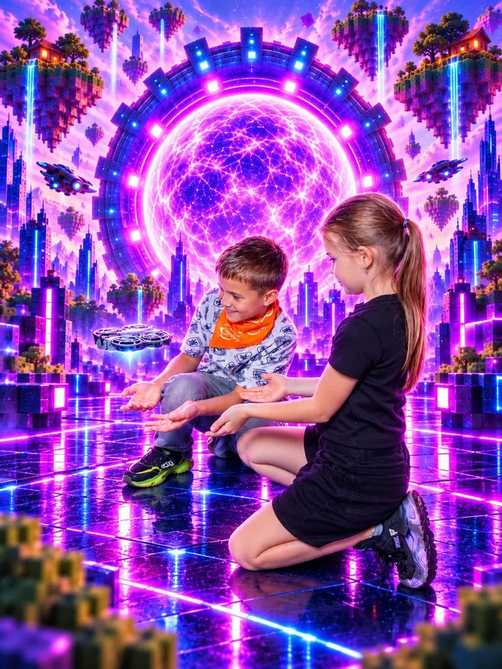 Полёты на дронах в LaserLand