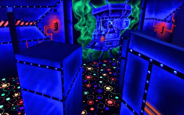 Коридор бункера — атмосфера квеста LaserLand