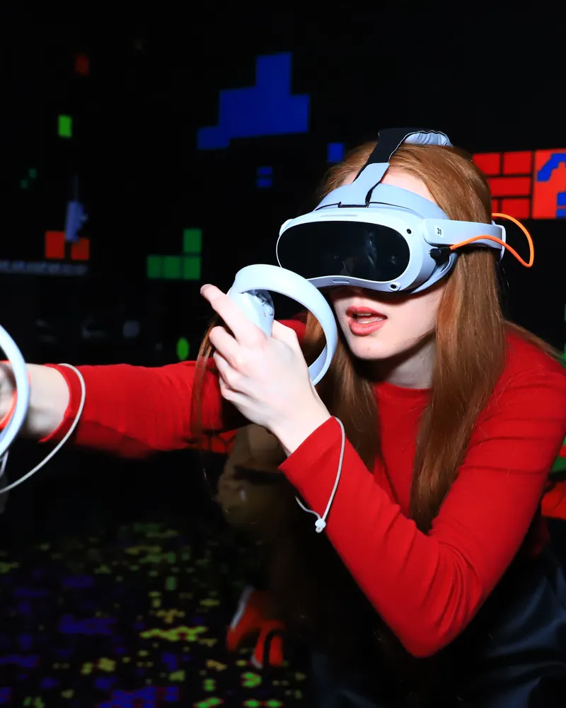 Игра на VR-арене LaserLand