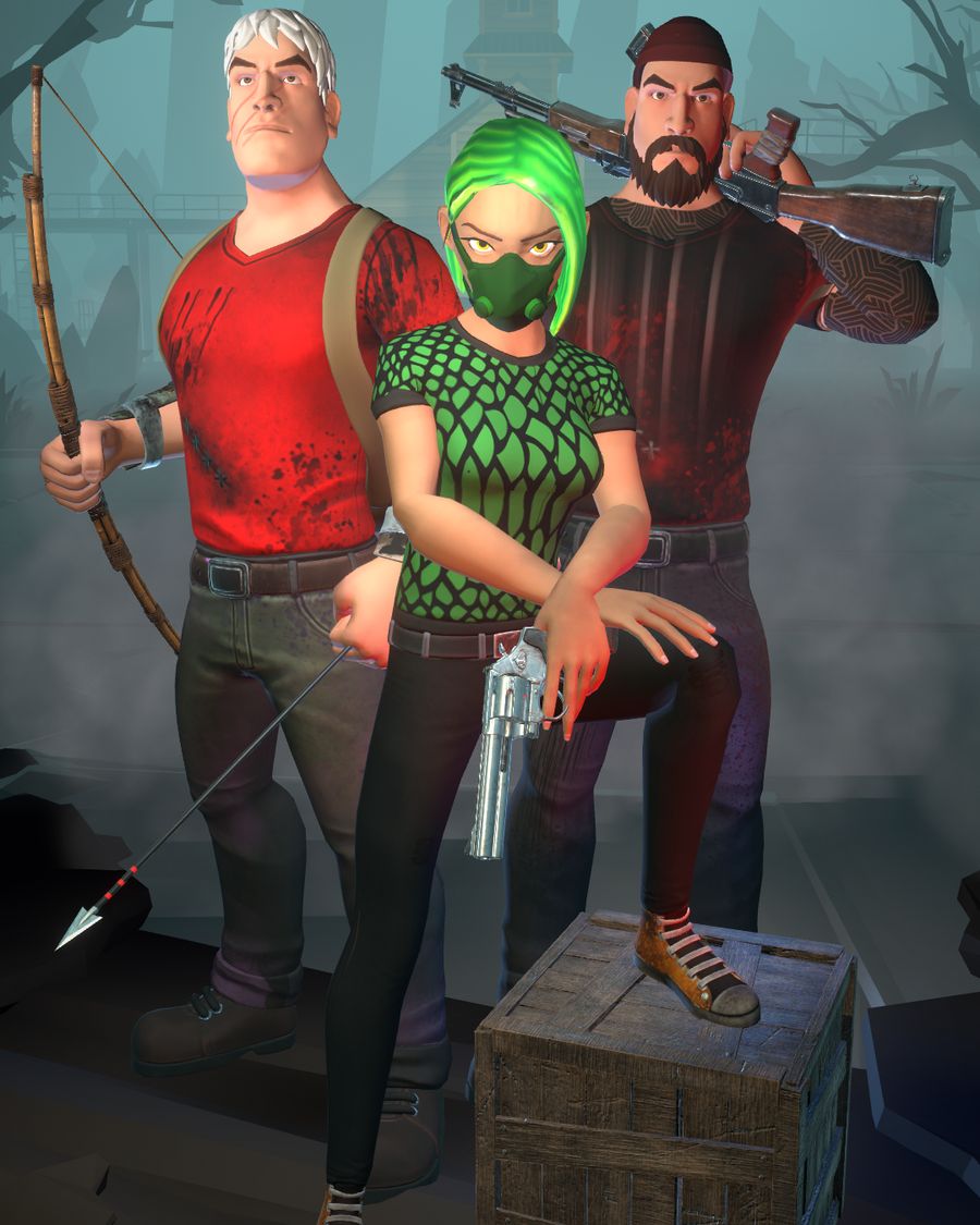 Нашествие зомби — кооперативный VR-шутер в LaserLand