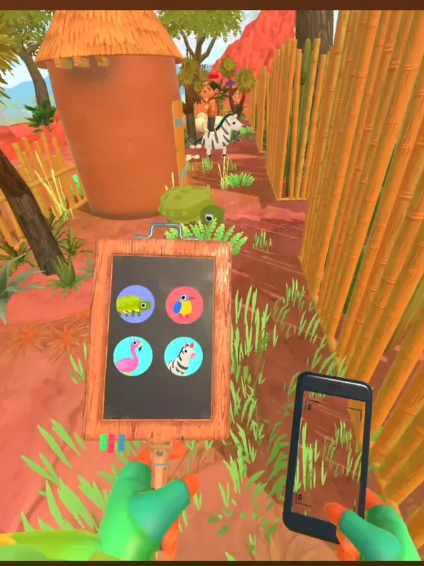 VR-игра «Фотоохота» на арене LaserLand