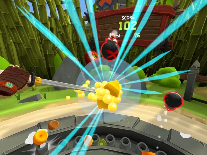 Fruit Ninja VR 2 — кадр из игры