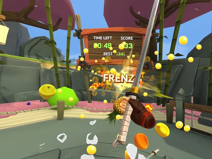 Fruit Ninja VR 2 — кадр из игры