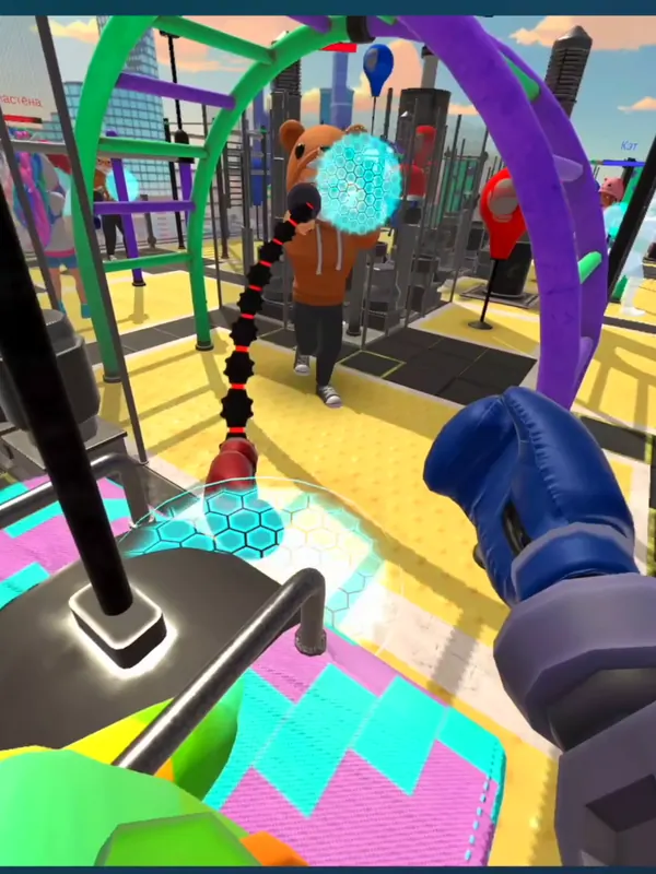 VR-игра «КиберБокс» на арене LaserLand