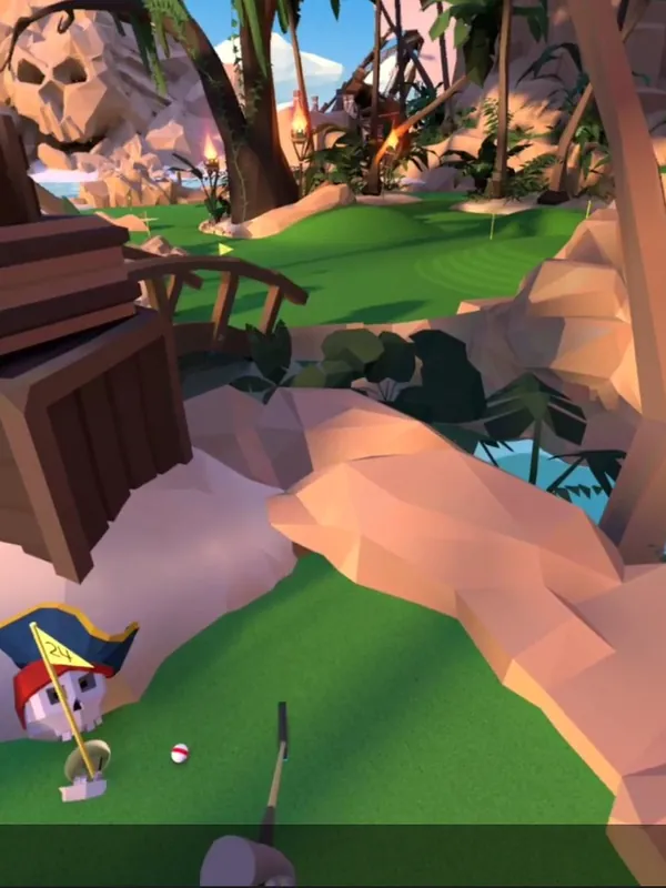 VR-игра «Walkabout Mini Golf VR» на арене LaserLand