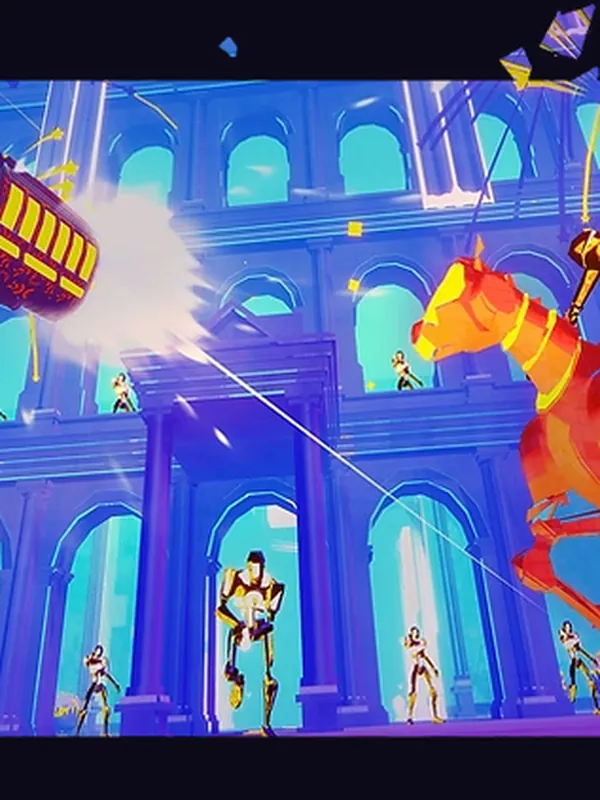 VR-игра «Pistol Whip» на арене LaserLand