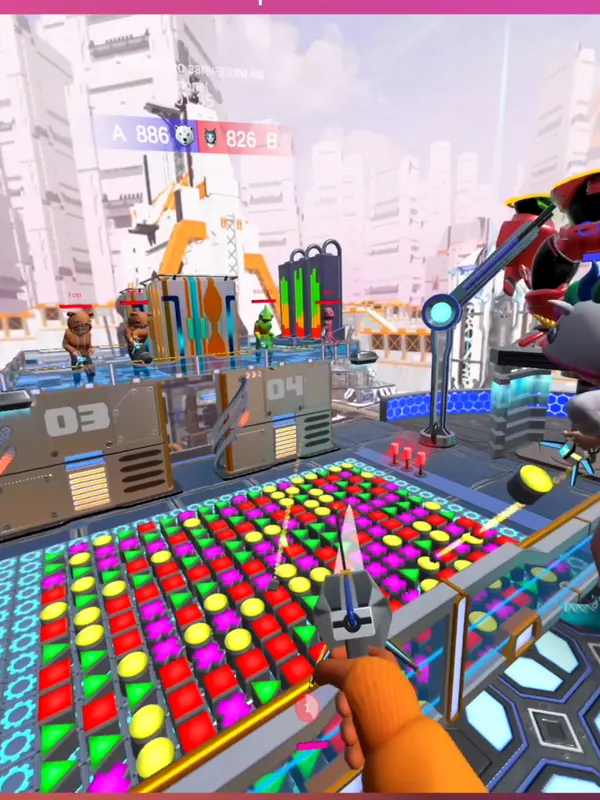 VR-игра «Завод роботов» на арене LaserLand