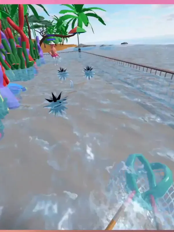 VR-игра «Командная рыбалка» на арене LaserLand