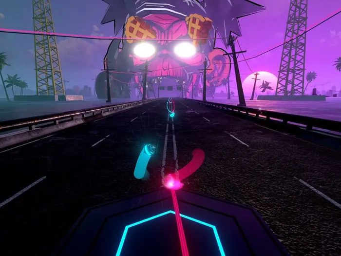 Synth Riders — кадр из игры