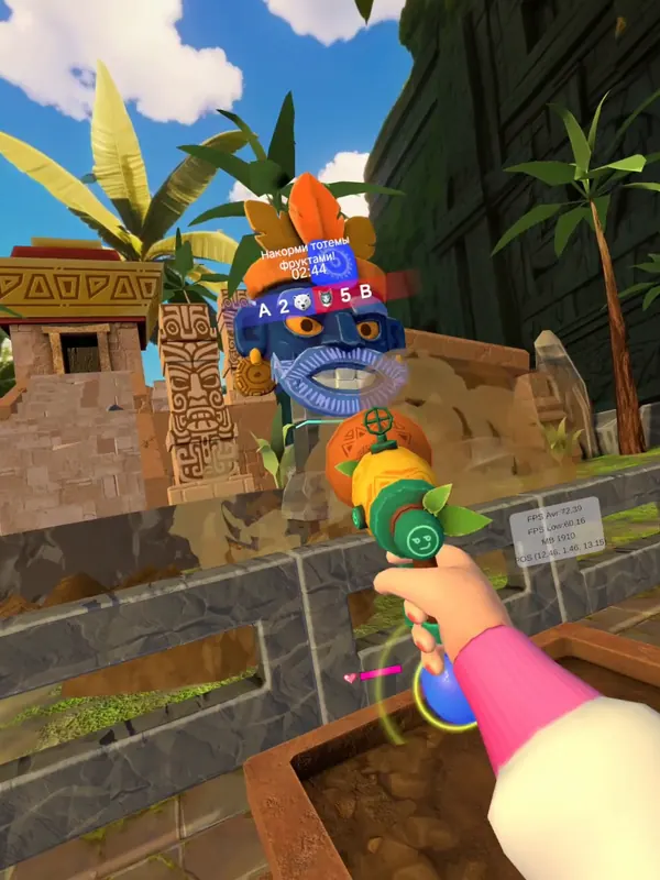 VR-игра «Голодные тотемы» на арене LaserLand