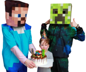 MineCraft на детский праздник в LaserLand!