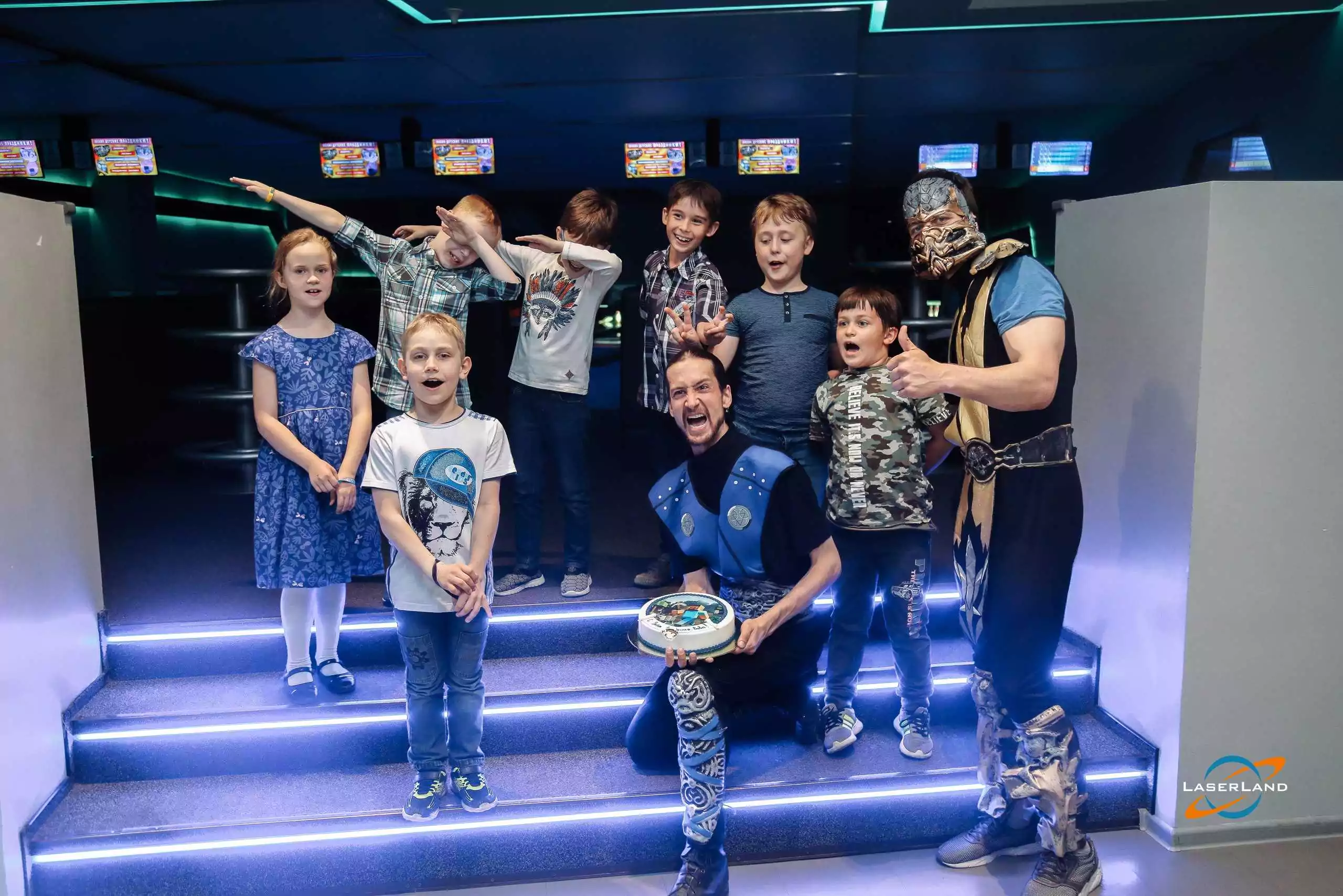 Mortal Kombat на детский праздник в LaserLand!